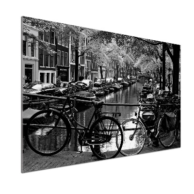 Spatplaat keuken Amsterdamse fietsen