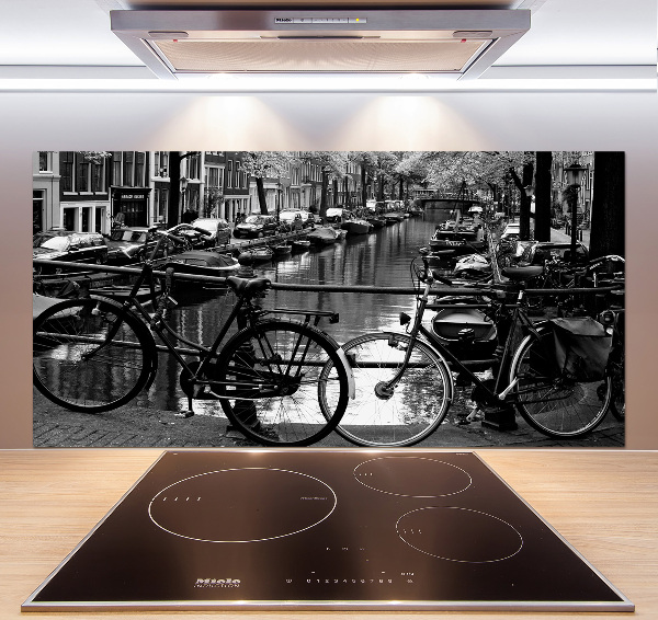 Spatplaat keuken Amsterdamse fietsen