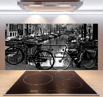 Spatplaat keuken Amsterdamse fietsen