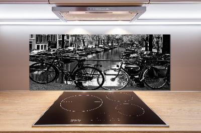 Spatplaat keuken Amsterdamse fietsen