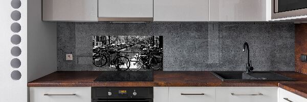Spatplaat keuken Amsterdamse fietsen