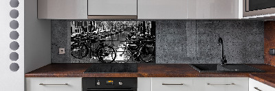 Spatplaat keuken Amsterdamse fietsen