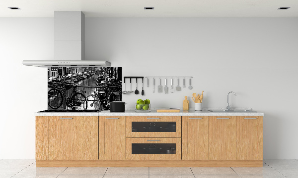 Spatplaat keuken Amsterdamse fietsen