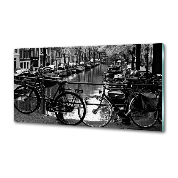 Spatplaat keuken Amsterdamse fietsen