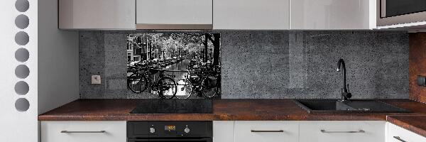 Spatplaat keuken Amsterdamse fietsen