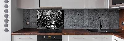 Spatplaat keuken Amsterdamse fietsen