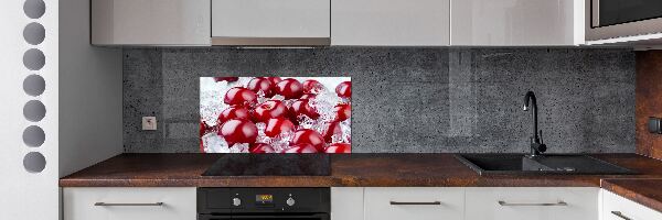 Spatscherm keuken Bevroren kers