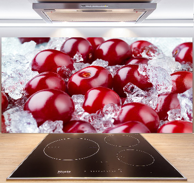 Spatscherm keuken Bevroren kers