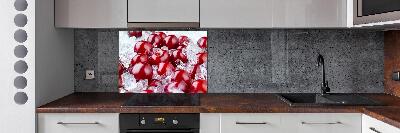Spatscherm keuken Bevroren kers