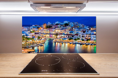 Glazen achterwand keuken Kreta, Griekenland