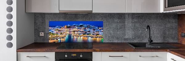 Glazen achterwand keuken Kreta, Griekenland