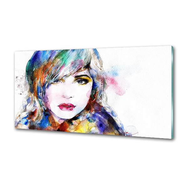 Panel do kuchni Twarz kobiety