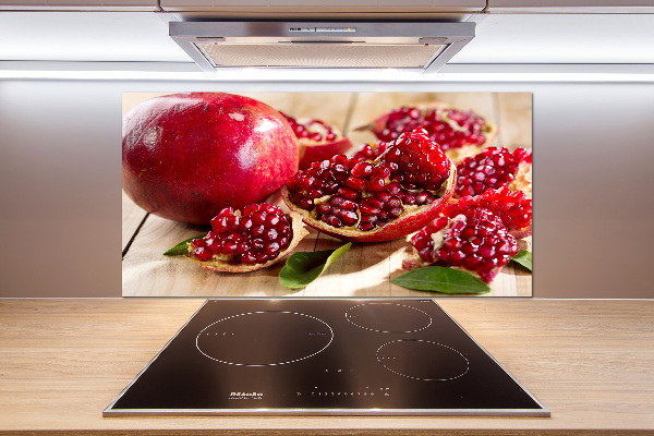 Spatplaat keuken Granaatappel met bladeren