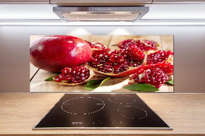 Spatplaat keuken Granaatappel met bladeren