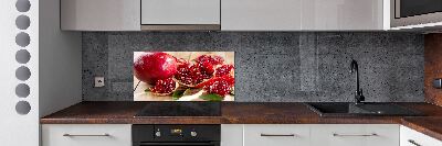 Spatplaat keuken Granaatappel met bladeren