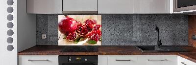 Spatplaat keuken Granaatappel met bladeren