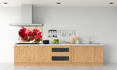 Spatplaat keuken Granaatappel met bladeren