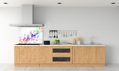 Achterwand keuken Kleurrijke vlinders