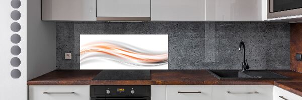 Achterwand keuken Abstracte golven