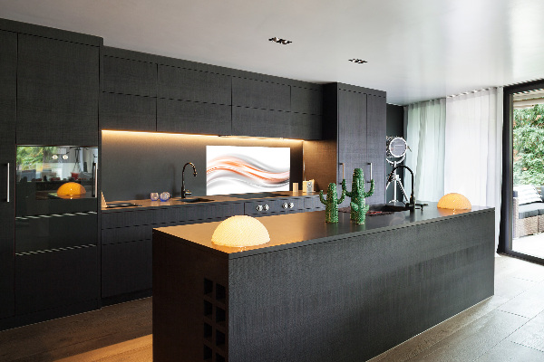 Achterwand keuken Abstracte golven