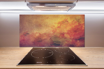Spatscherm keuken Bloemen