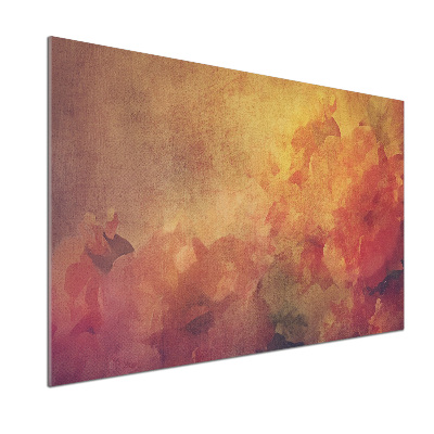 Panel szklany do kuchni Kwiaty