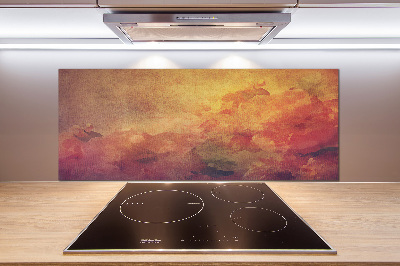 Spatscherm keuken Bloemen