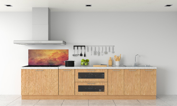 Spatscherm keuken Bloemen