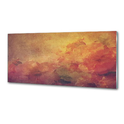 Panel szklany do kuchni Kwiaty