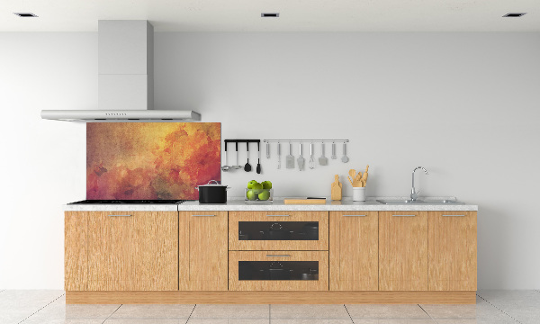 Spatscherm keuken Bloemen