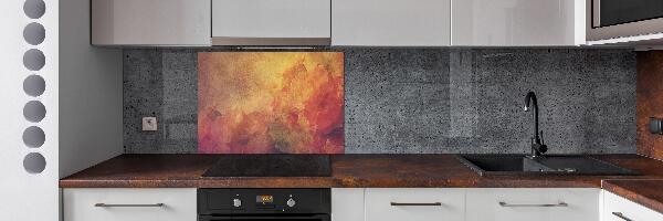 Spatscherm keuken Bloemen