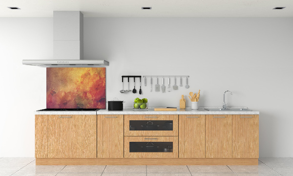 Spatscherm keuken Bloemen