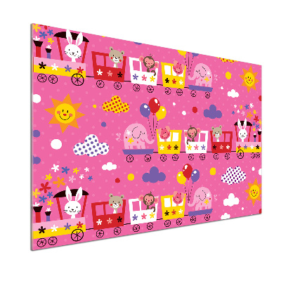 Panel lacobel Zwierzęta w pociągu