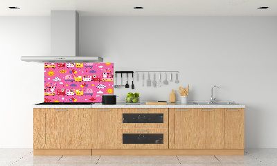 Spatplaat keuken Dieren in de trein