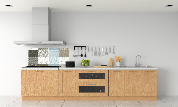Spatplaat keuken Geometrische patronen