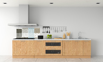 Spatplaat keuken Geometrische patronen
