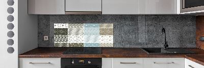 Panel do kuchni Geometryczne wzory