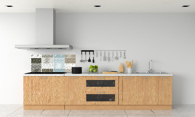 Spatplaat keuken Geometrische patronen