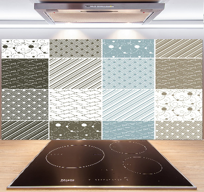 Spatplaat keuken Geometrische patronen
