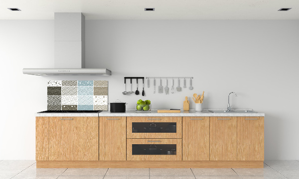 Spatplaat keuken Geometrische patronen