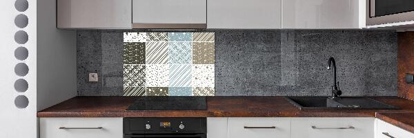 Spatplaat keuken Geometrische patronen