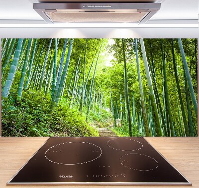 Spatplaat keuken Bamboebos