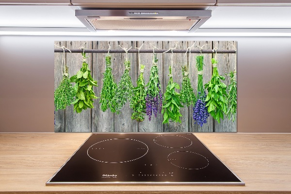 Keuken achterwand Kruiden aan een touwtje