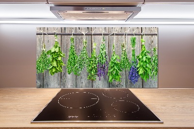 Keuken achterwand Kruiden aan een touwtje