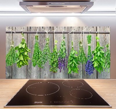 Keuken achterwand Kruiden aan een touwtje
