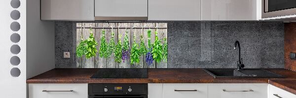 Keuken achterwand Kruiden aan een touwtje