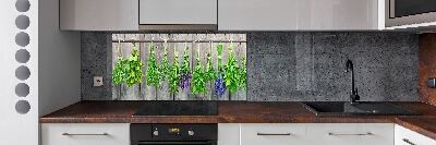 Keuken achterwand Kruiden aan een touwtje