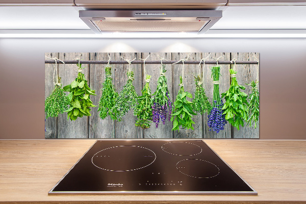 Keuken achterwand Kruiden aan een touwtje