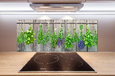 Keuken achterwand Kruiden aan een touwtje