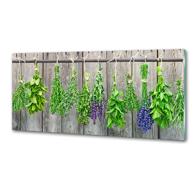 Keuken achterwand Kruiden aan een touwtje